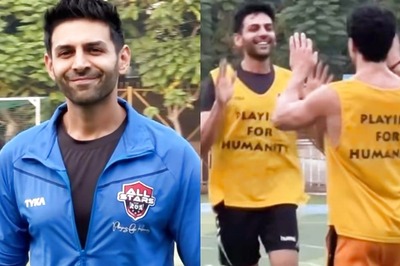 Kartik Aaryan and Tiger Shroff Impress Fans As They Score Goals in Charity Football Match, Watch