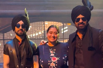 Prabhas' Cousins Meet Diljit Dosanjh On Kalki 2898 AD Sets; Photos