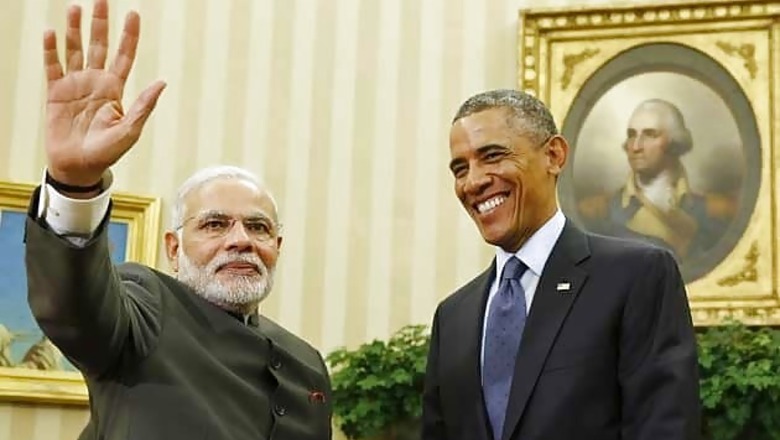 'Modi-Obama' kites a hit in Gujarat on Makar Sankranti