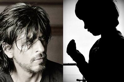 Shah Rukh Khan Shares Silhouette of AbRam In Prayer On Eid