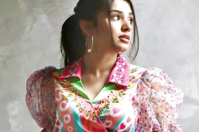 Krithi Shetty Looks Stunning In Multicoloured Satin Midi Dress