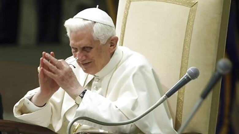 Pope Benedict says pray 'for me and next pope'