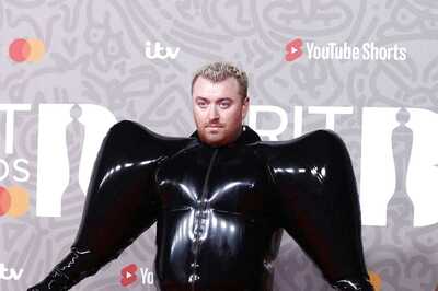 Sam Smith Goes Bold in Indian Born Designer Harri KS's Custom Latex Design at BRIT Awards