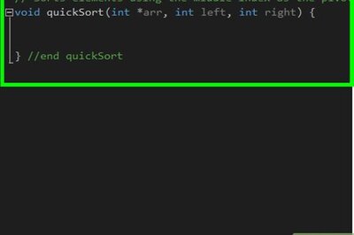 How to Quick Sort an Array in C++