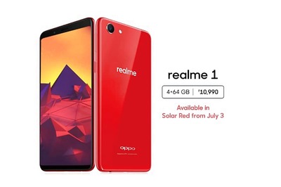 Realme 1 Solar Red Colour Option Launched in India For Rs 10,990