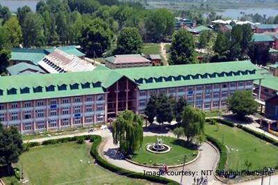 Some non-local students of NIT Srinagar protesting to get migration, say sources