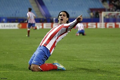 Leg injury rules Falcao out for three weeks