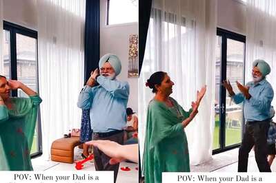 Old Couple's Beautiful Chemistry While Dancing To Punjabi Song is Too Cute to Miss