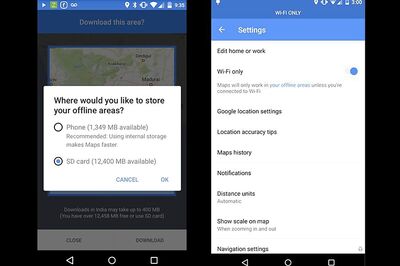 Google Maps Gets WiFi-Only Mode, Save to SD Card Feature