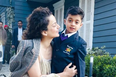 Kangana Ranaut Is A Proud Aunt As Her Nephew Prithvi Heads Off For His First Day of School
