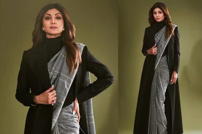 Shilpa Shetty, In Trench Coat And Gloves With A Saree, Served Major Winter Fashion Inspiration