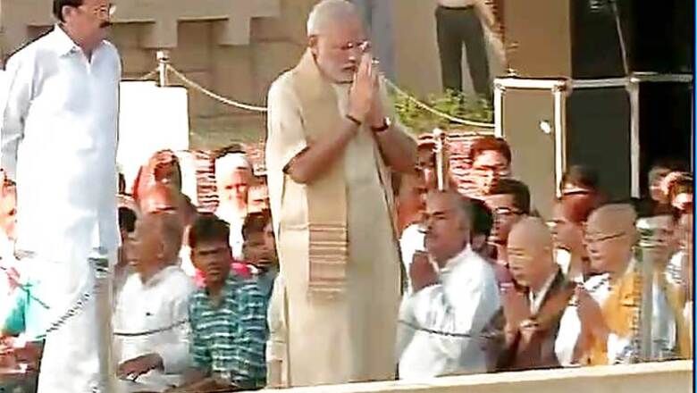 Nation pays homage to Mahatma Gandhi on 146th birth anniversary