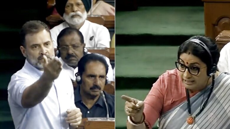 On Cam | Rahul Gandhi's Alleged 'Flying Kiss' in LS; Smriti Irani Says 'Only A Misogynistic...'