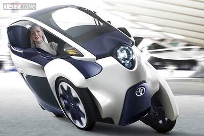 Toyota's new iRoad is a two-seater electric car