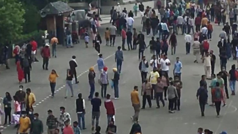 Mask-less Crowds in Shimla Finally Catch Attention of Authorities, Tourists Restricted on Ridge, Mall Road