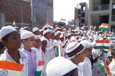 Celebrating Independence Day at a Madrassa in Uttar Pradesh
