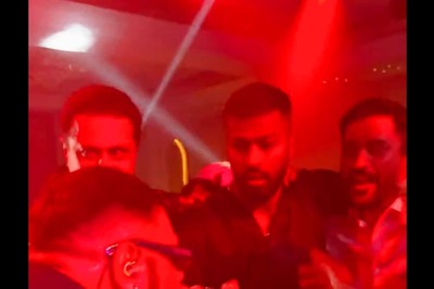 WATCH: MS Dhoni Parties With Hardik Pandya And Rapper Badshah in Dubai