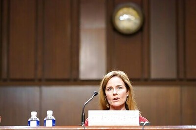 The Latest: Barrett Tells Senators She's Not A Scalia Clone