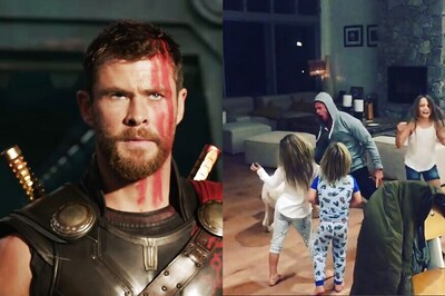 Chris Hemsworth Performs On Miley Cyrus' Wrecking Ball for His Kids, Proves He's a Better Dad Than Odin