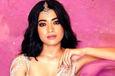 Rashmika Mandanna Looks Ready For The Festive Season In A Ivory Lehenga