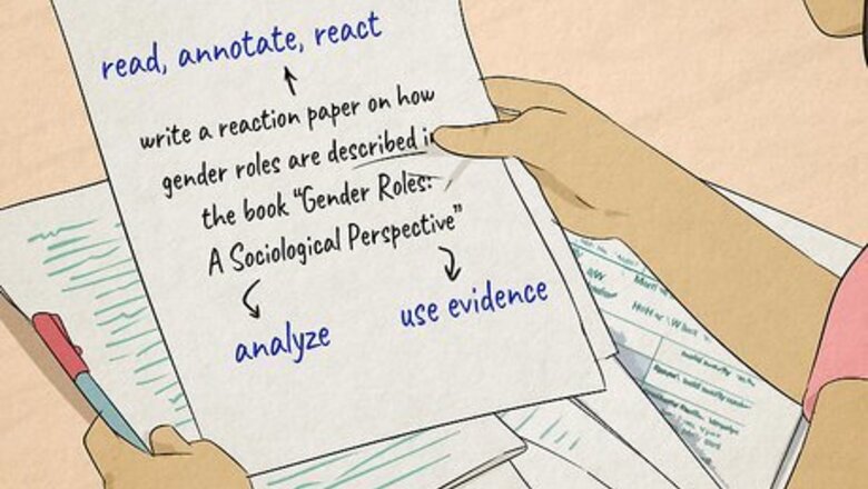 How to Write a Reaction Paper