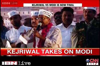 Kejriwal takes on Modi in Varanasi, Cong puts up Mistry in Vadodara