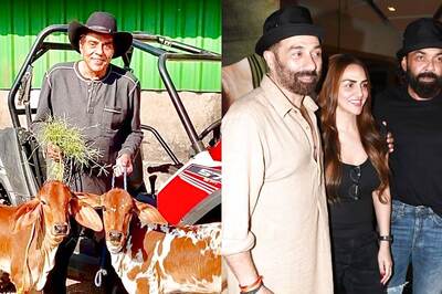 Dharmendra Says 'Togetherness a Great Blessing' as Esha Deol Poses with Sunny Deol and Bobby Deol