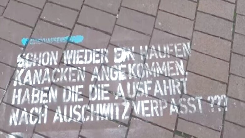 Man Paints Hate Tweets in Germany Twitter Office
