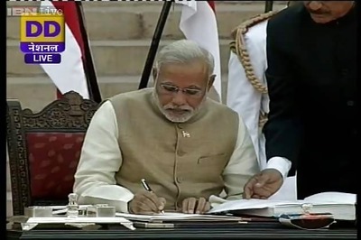 Narendra Modi takes oath as India's 15th PM: As the day unfolded