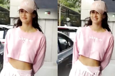Pretty In Pink! Disha Patani Looks Gorgeous As She Sports Crop Top and Shorts; Watch Video