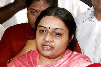 Deepa Jayakumar files nomination for R K Nagar assembly bypoll