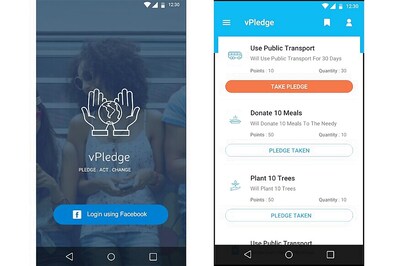 Bengaluru Teens Launch vPledge Social App