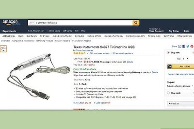 How to Take a Screenshot of a Texas Instruments Graphing Calculator
