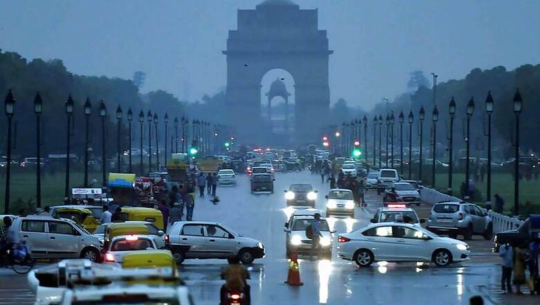 Heavy Rains in Delhi Bring Traffic to a Halt