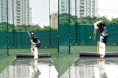 WATCH: Mayank Agarwal Bats on Wet Surface Despite Heavy Rain Ahead of Duleep Trophy