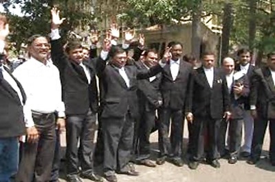 Advocates protest for separate Allahabad High Court bench in west Uttar Pradesh