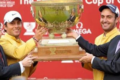 Molinari brothers win Golf World Cup for Italy