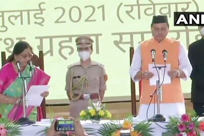 Pushkar Singh Dhami Takes Oath as U’khand CM; Promises Jobs, Better Covid Management