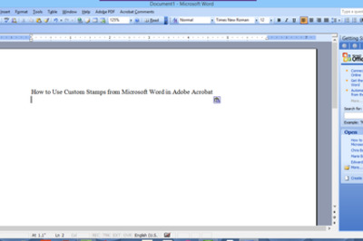 How to Use Custom Stamps from Microsoft Word in Adobe Acrobat