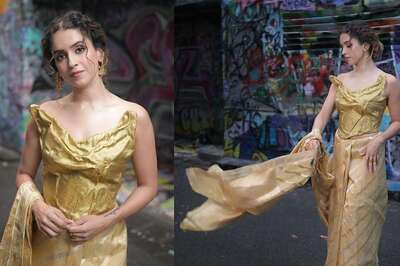 Sanya Malhotra Adorns Traditional Kanjeevaram With A Sculpted Twist