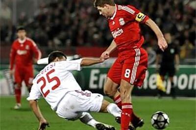 Liverpool crash out of Champions League despite win