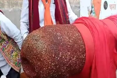 As Consecration Rituals Begin, 108-foot-long Incense Stick Lit At Ayodhya Temple