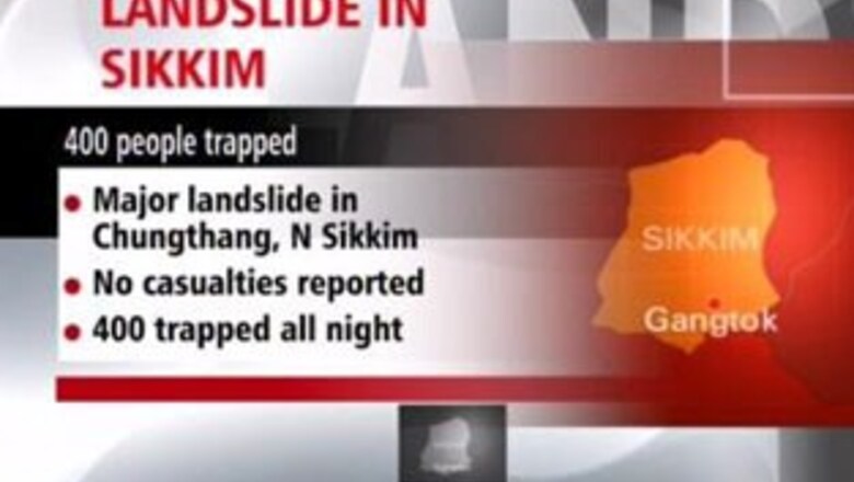 350 tourists evacuated in north Sikkim after landslide