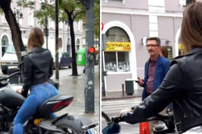 Watch: Influencer Cristina Benito Rides Her Sportsbike As Amazed Men Look On