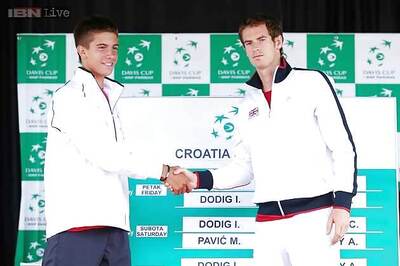 Davis Cup: Andy Murray to face 16-year-old Croatian