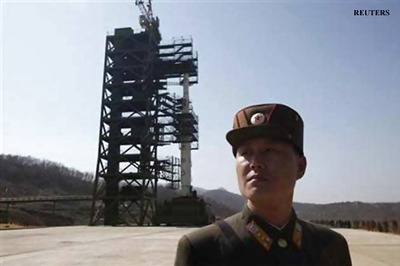 North Korea suffers blow as rocket launch fails