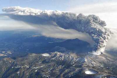 Japanese volcano calm 'for now': Weather agency