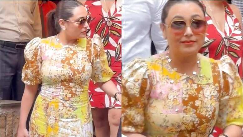 Rani Mukerji Beats Mumbai Heat In A Breezy Yellow Dress, Gets Papped At Lunch; Watch