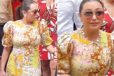 Rani Mukerji Beats Mumbai Heat In A Breezy Yellow Dress, Gets Papped At Lunch; Watch