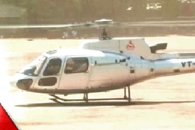 Maharashtra drought: Water used to settle dust for minister's chopper